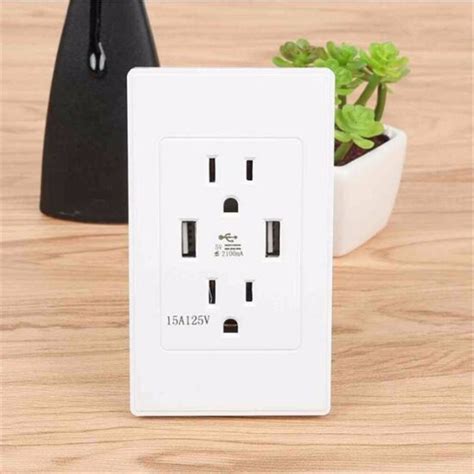 electrical wall box with usb port|feit wall outlet USB c.